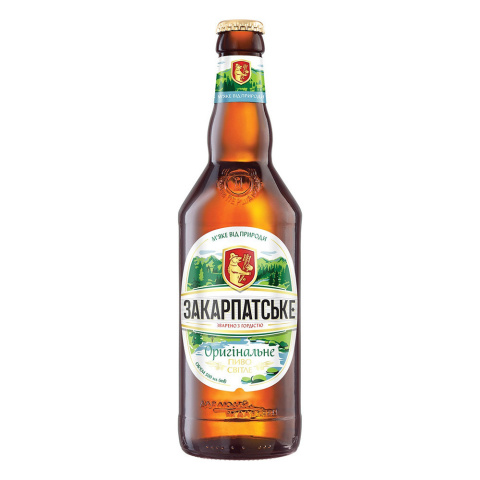 Piwo Zakarpackie Oryginalne 0,5 but. Piwo Zakarpackie Oryginalne 0,5 but.
