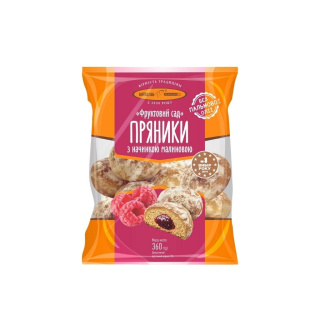 Kijów Chleb Pierniki "Z nadzieniem malinowym" 360g
