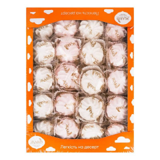 Zefir "Biało-różowy" pianki marshmallow 100gram